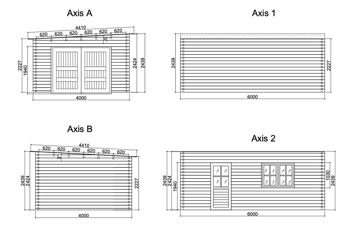 Double garage