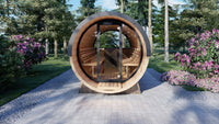 Outdoor Barrel Sauna - Cherry